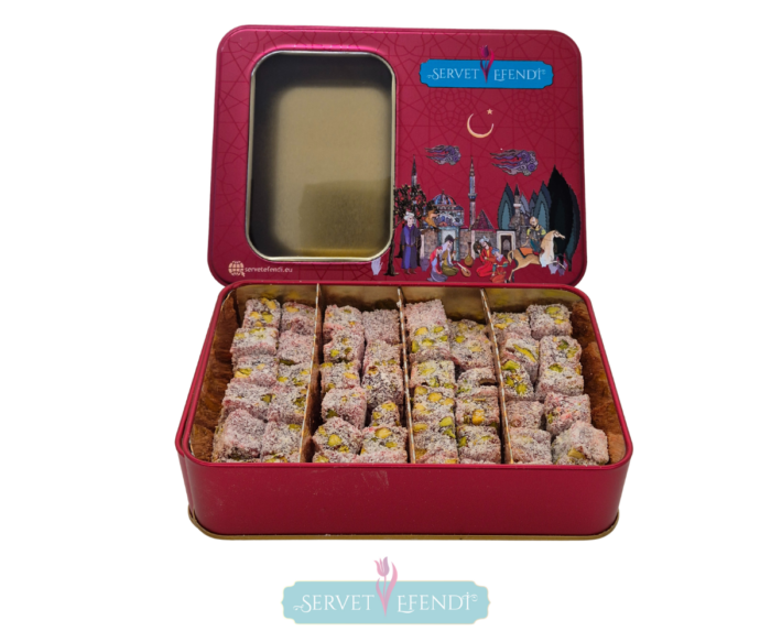 H.C Fıstıklı Güllü Duble L. - Hediyelik Kutu - Görsel 4