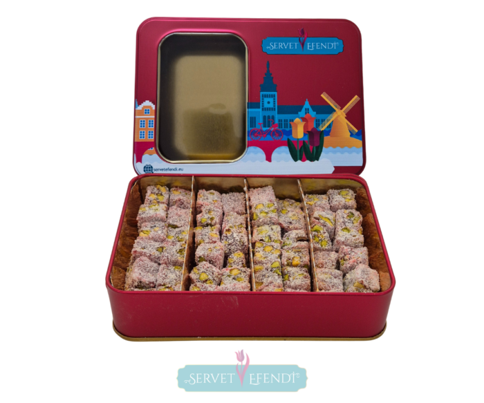 H.C Fıstıklı Güllü Duble L. - Hediyelik Kutu - Görsel 3