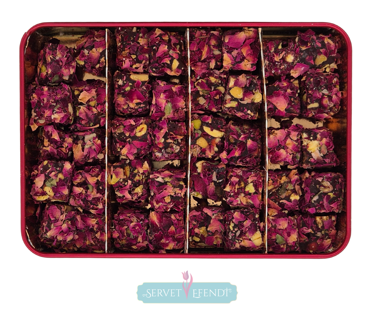 GULYAPRAK-DUBLE-METAL500 G.Yapraklı Narlı Fıstıklı Duble L-Hediyelik - Görsel 1