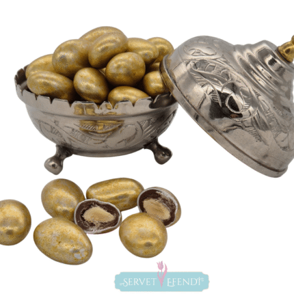 Enfes Çikolatalı Altın Badem Draje