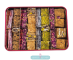 Baklava Dilim&Parmak Lokum Metal Kutu
