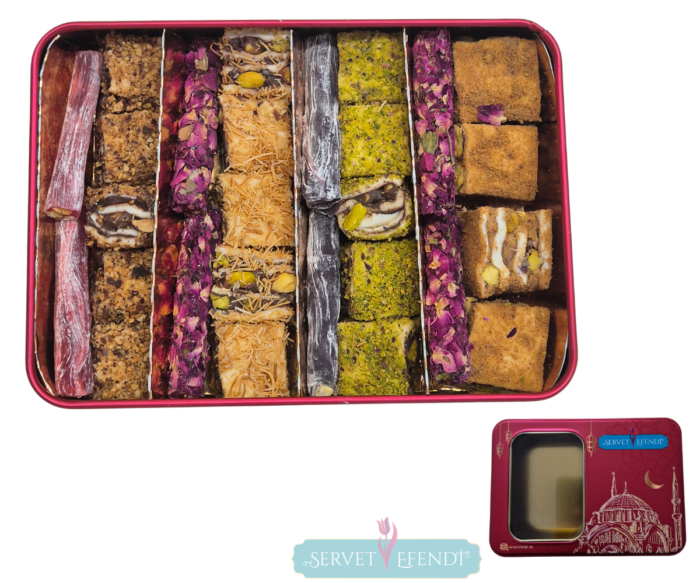 Baklava Dilim&Parmak Lokum Metal Kutu - Görsel 4