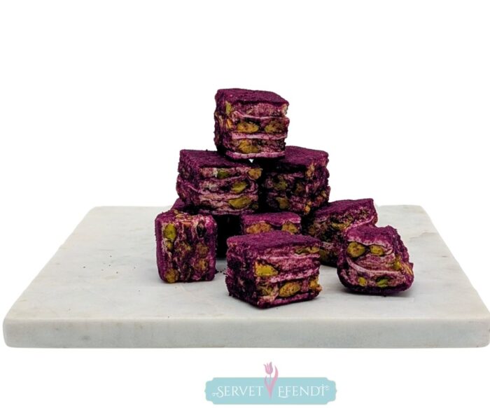 Karadut&Fıstıklı Baklava Dilim Lokumu - Görsel 1