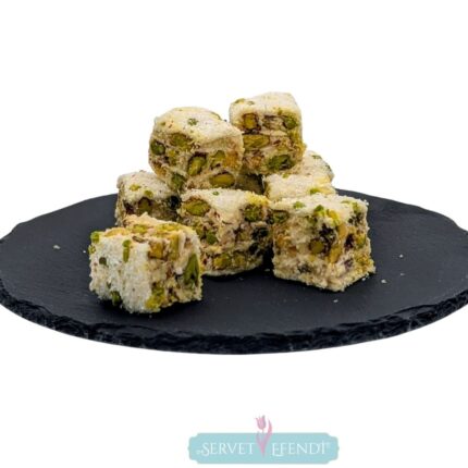 Kokostar&Fıstıklı Baklava Dilim Lokumu