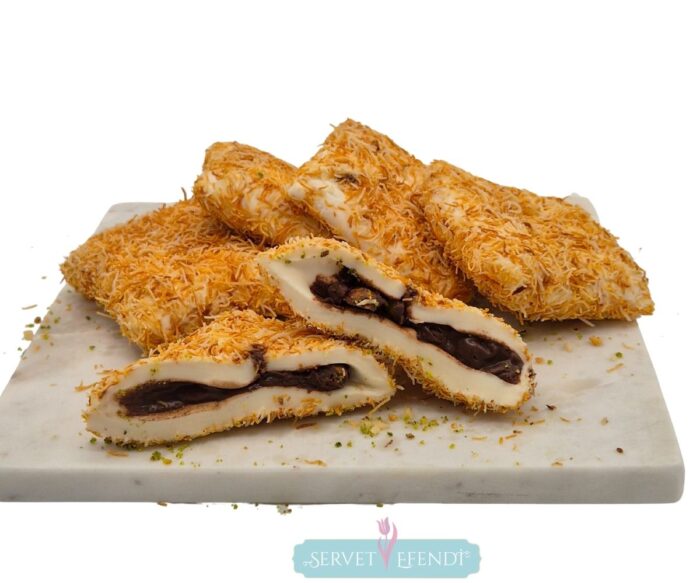 111 Kadayıflı Fıstıklı Çikolatalı Muska Lokum - Görsel 1