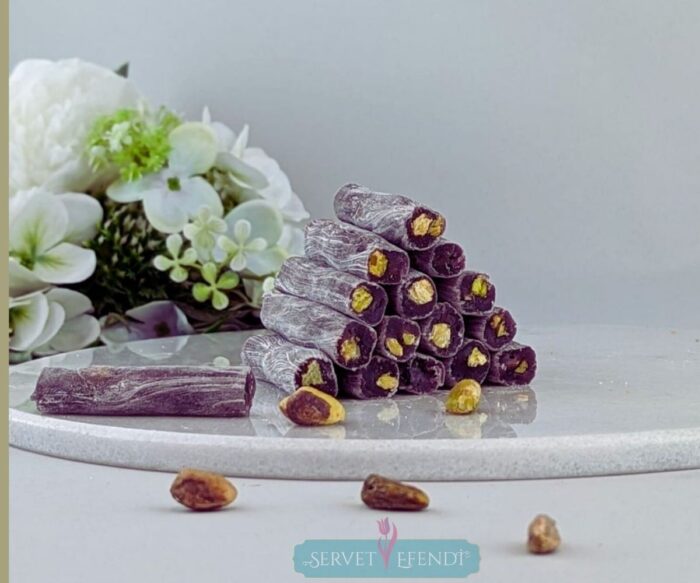 122 Böğürtlenli Fıstıklı Parmak Lokum - Görsel 1