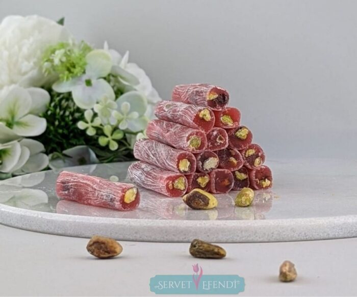 123 Fıstıklı Narlı Parmak Lokum - Görsel 1