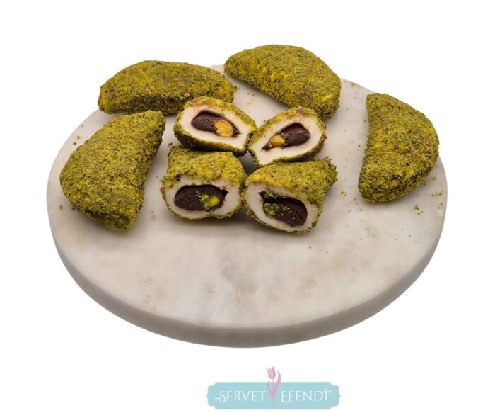 151 Toz Fıstık Çikolatalı Fıstıklı Ay Lokum - Görsel 1