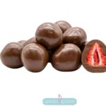 Gerçek Çilekli Sütlü Çikolatalı Draje