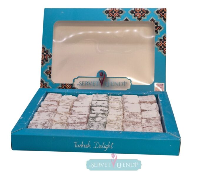 Karışık Sade Lokum Kutusu 600gr - Görsel 1