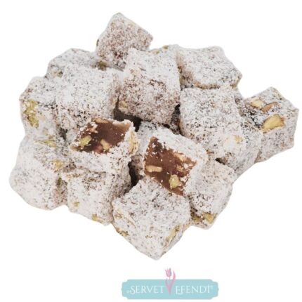 Hindistan Cevizli Ballı Fıstıklı Duble Lokum