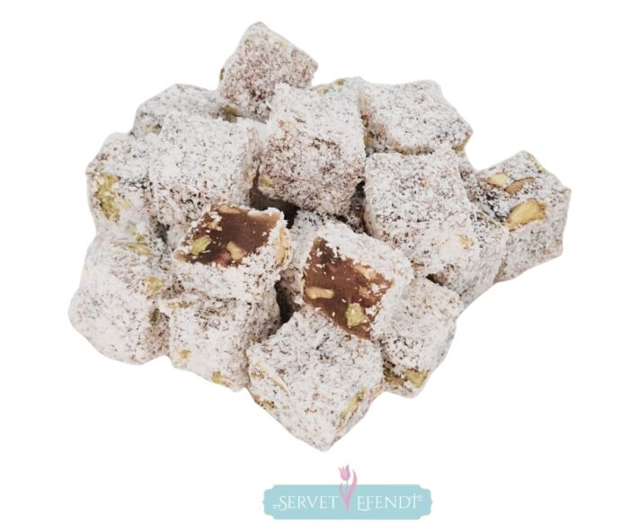19 Hindistan Cevizli Ballı Fıstıklı Duble Lokum - Görsel 1