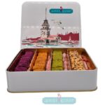 Baklava Dilim&Parmak Lokum Mega Metal Kutu