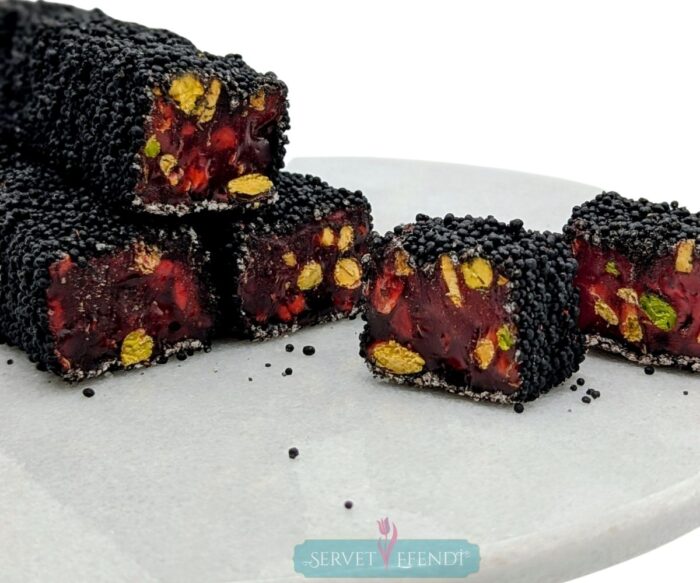 63 Granüllü Narlı Fıstıklı Fitil Lokum - Görsel 1