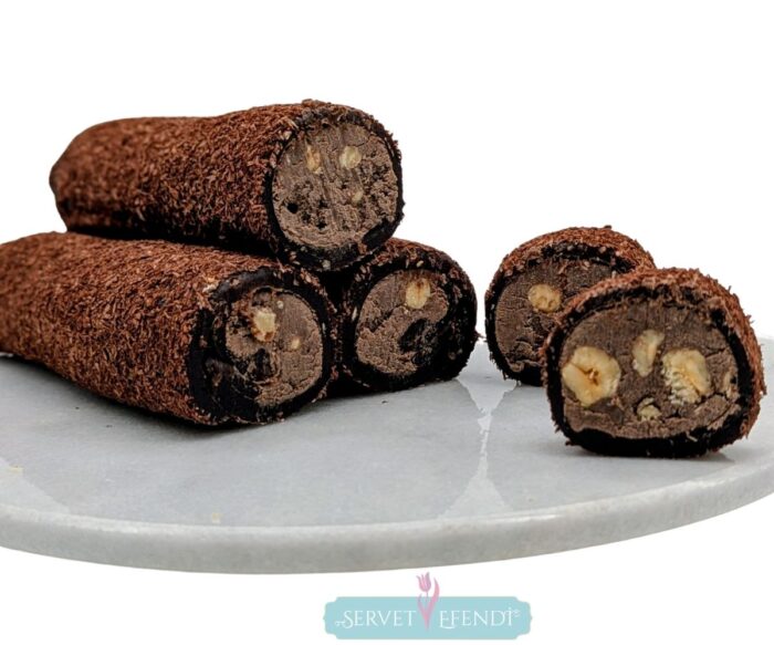 79 Browni Fındıklı Kremalı Sarma Lokum - Görsel 1