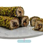 File Fıstıklı Sütlü Çikolatalı Sarma Lokum