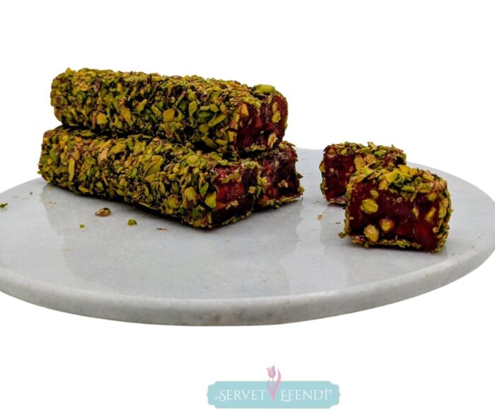 96 File Fıstıklı Narlı Fıstıklı Fitil Lokum - Görsel 1