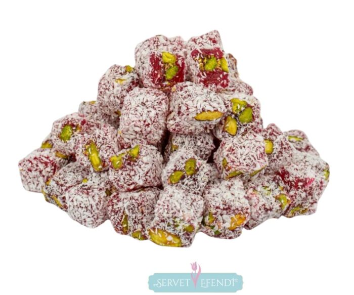 duble gullu H.C Fıstıklı Güllü Duble Safranbolu Lokumu - Görsel 1