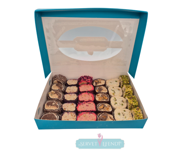 6 Sultan Sarma Lokum Karışık Karton Kutu - Görsel 1