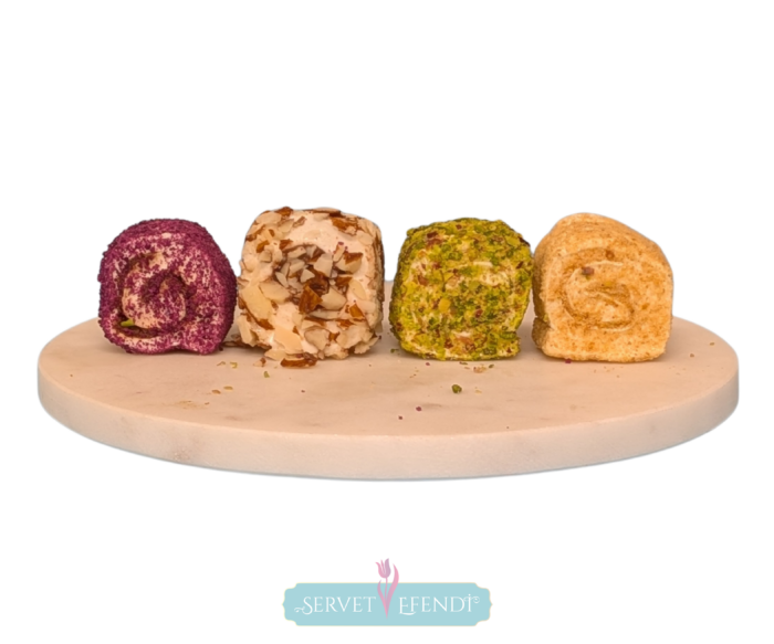 Karışık Premium Metal Sarma Lokum Kutusu - Görsel 3