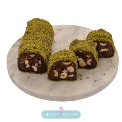 Toz Fıstıklı Incirli & Fındıklı Sarma Lokum