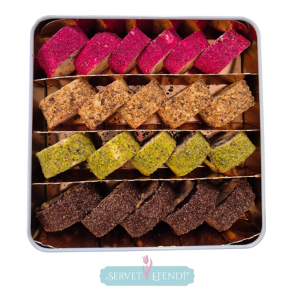 Karışık Lüks Özel Hediyelik Metal Kutusu