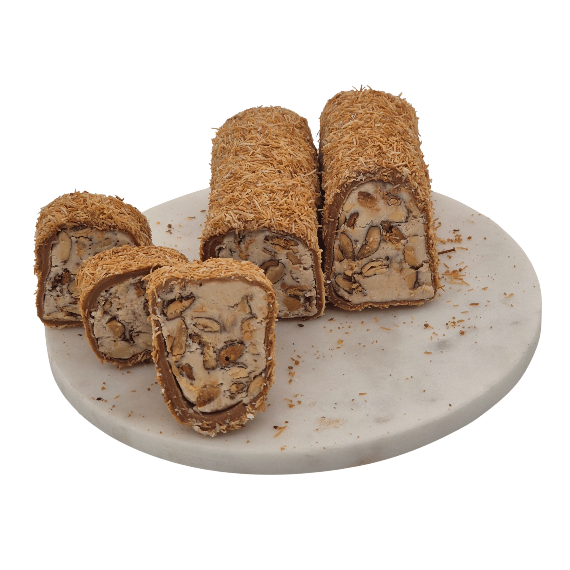 kadayifli-karamelli-bademli-sarma-lokum KADAYIFLI KARAMELLI BADEMLİ SARMA LOKUM - Görsel 1